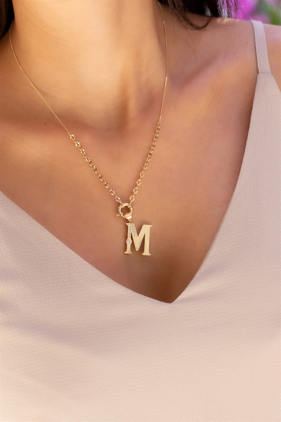 Gold Letter Necklace