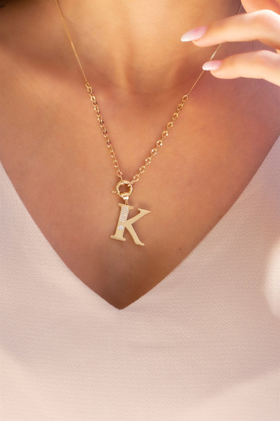 Gold Letter Necklace