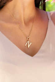 Gold Letter Necklace