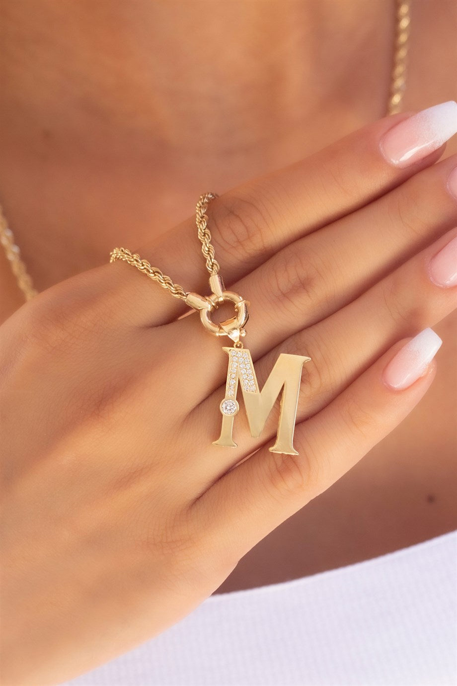 Gold Letter Necklace