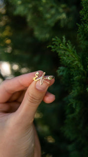 Gold Name Ring