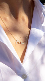 Gold Name Necklace