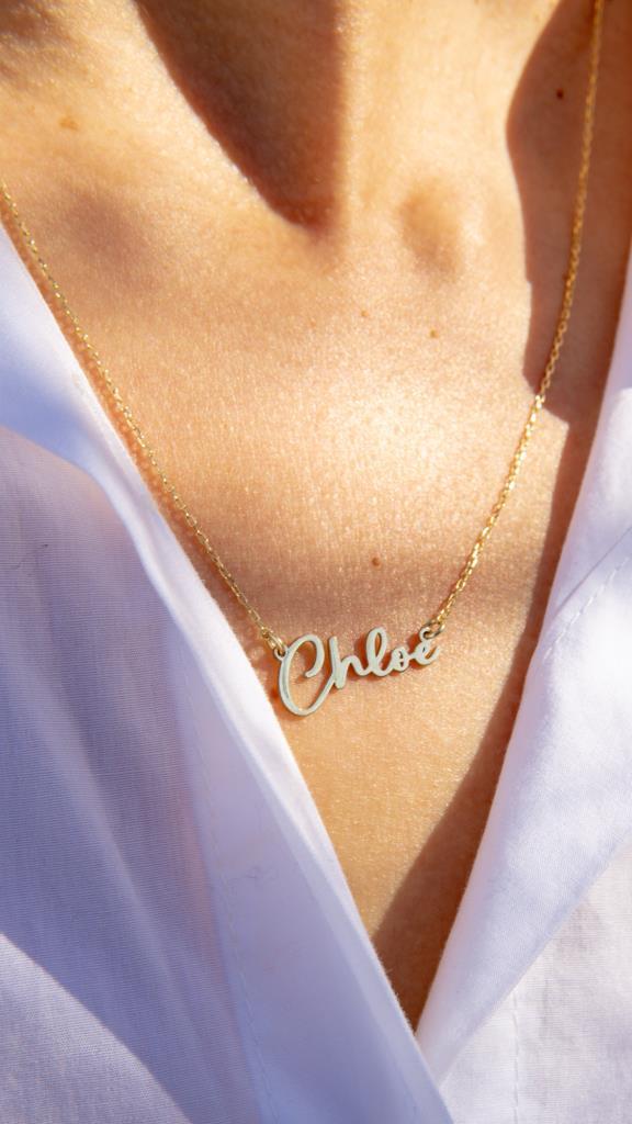 Gold Name Necklace