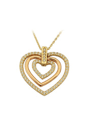 Altın Kalp Kolye