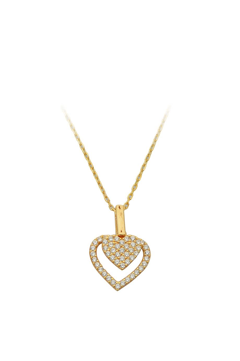 Altın Kalp Kolye