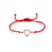 Altın Kalp Taşlı Bileklik