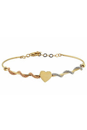 Altın Kalpli Bilezik