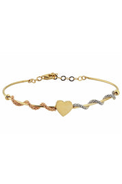 Altın Kalpli Bilezik