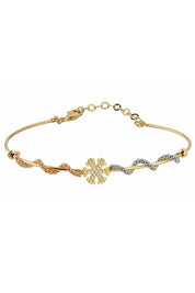 Altın Kar Tanesi Bilezik