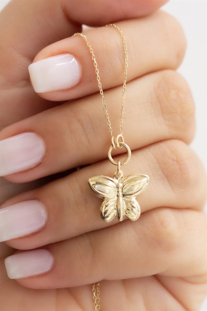 Gold Butterfly Necklace