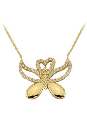 Altın Kelebek Kolye