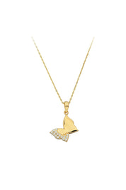 Gold Butterfly Necklace