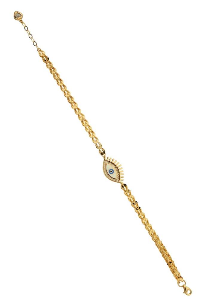Altın Kirpik Göz Bileklik
