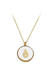 Altın Mineli Ananas Kolye