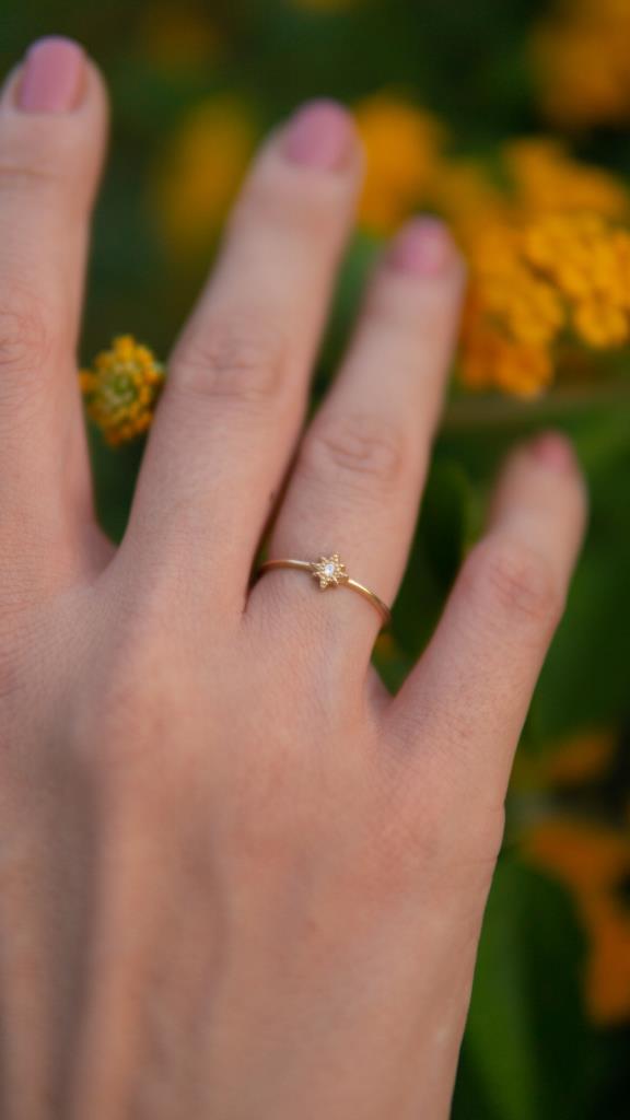 Gold Minimal Ring