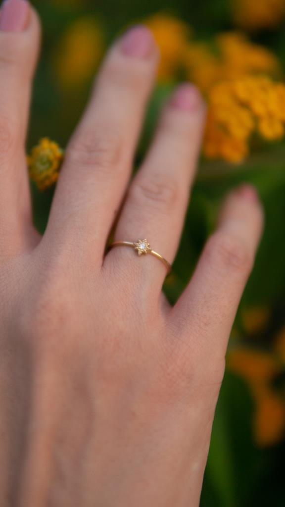 Gold Minimal Ring