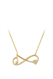 Altın Notalı Sonsuzluk Kolye