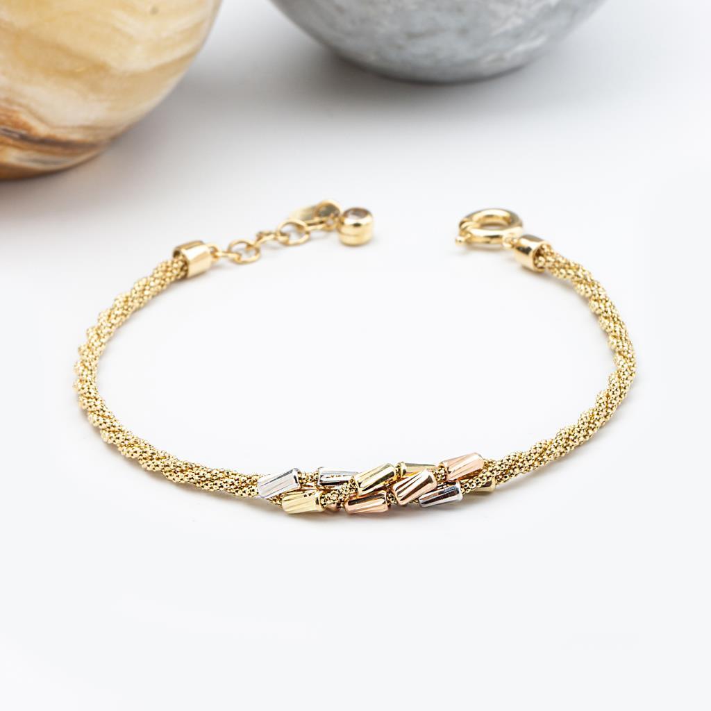 Gold Spiral Doric Bracelet