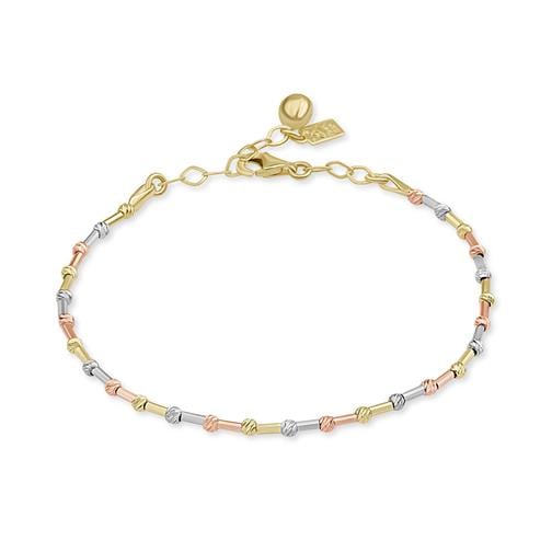 Altın Silindir Top Bileklik