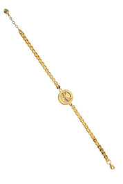 Altın Şimal Yıldızlı Kalp Bileklik