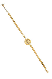 Altın Şimal Yıldızlı Kalp Bileklik