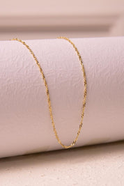 Gold Singapore Chain Necklace