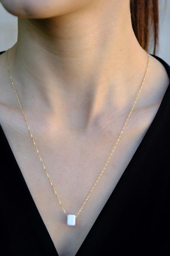 Gold Singapore Chain Necklace