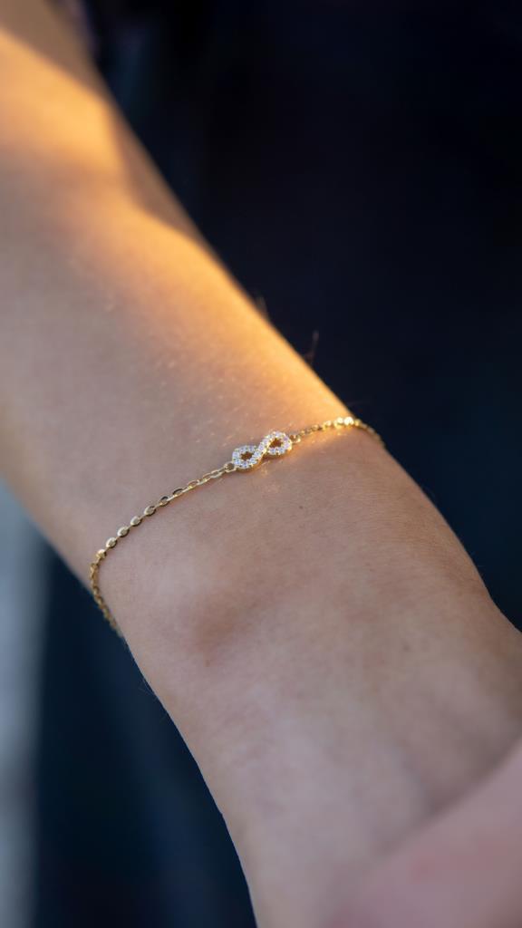 Gold Infinity Bracelet