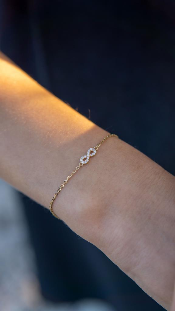 Gold Infinity Bracelet