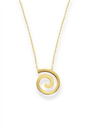 Altın Spiral Kolye