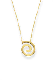 Altın Spiral Kolye