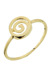 Altın Spiral Yüzük