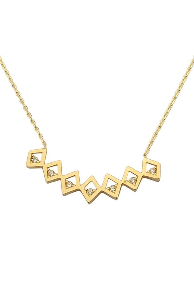 Altın Tasarım Kolye