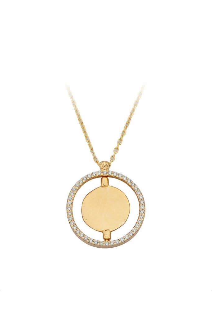 Altın Tasarım Kolye