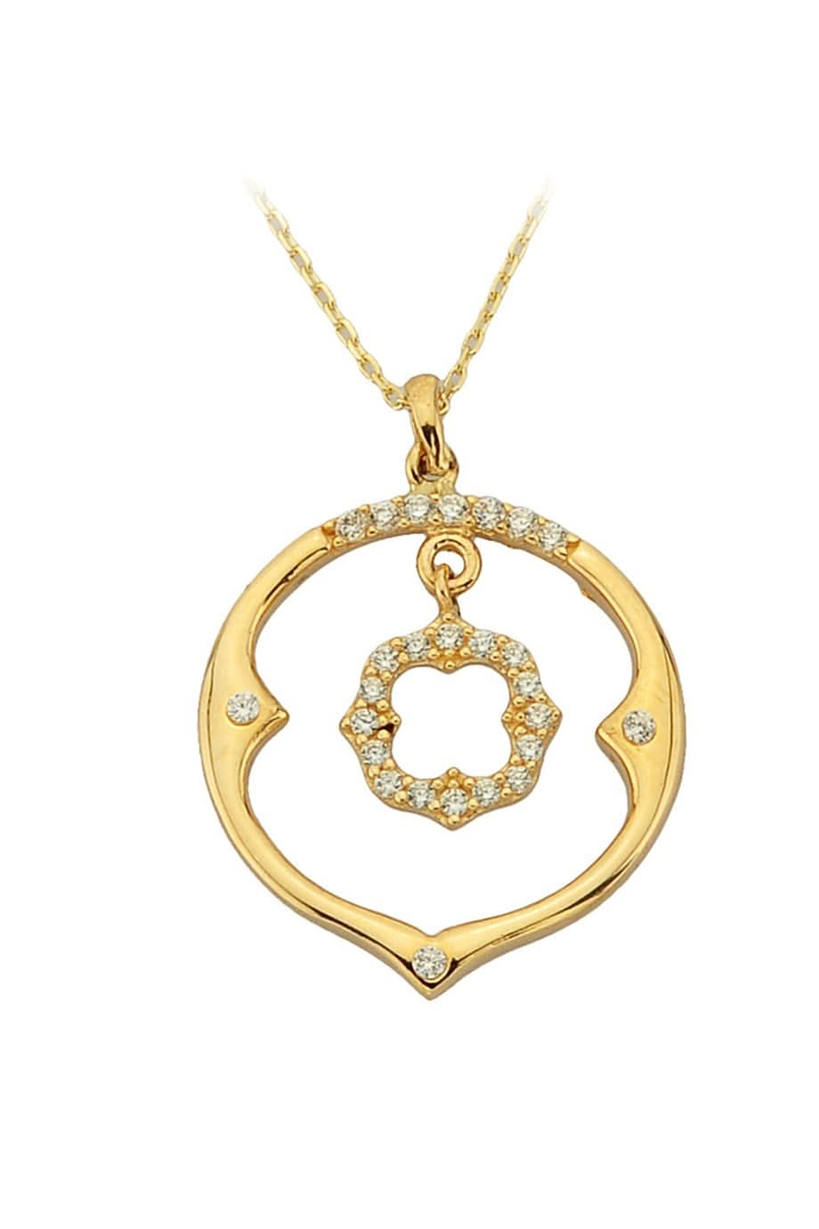 Altın Tasarım Kolye