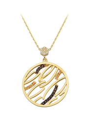 Altın Tasarım Kolye