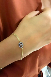 Altın Taşlı Bileklik