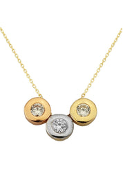 Altın Taşlı Kolye