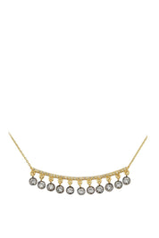 Altın Taşlı Tasarım Kolye