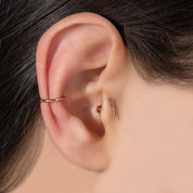 Altın Toplu Sıkıştırmalı Halka Earcuff