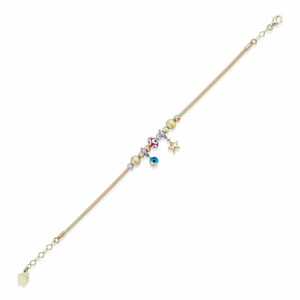 Altın Yıldızlı Şans Bileklik