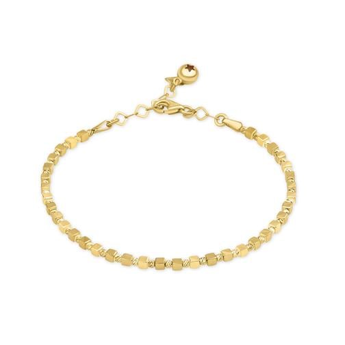 Altın Trend Küp Bileklik