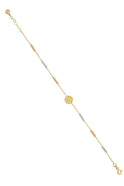 Altın Yaylı Çiçek Bileklik