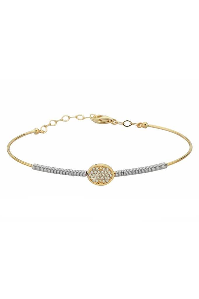 Altın Yaylı Tasarım Bilezik