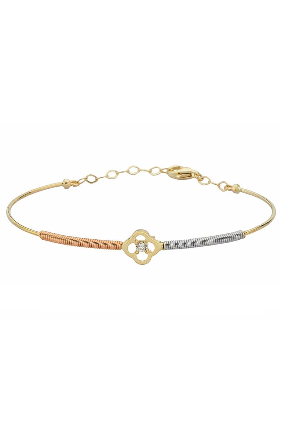 Altın Yaylı Yonca Bilezik