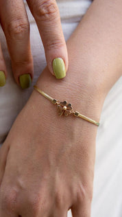 Gold Clover Bracelet