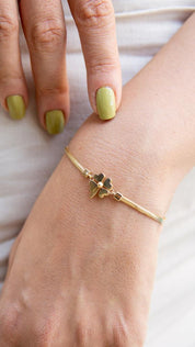 Gold Clover Bracelet