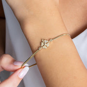 Gold Clover Bracelet