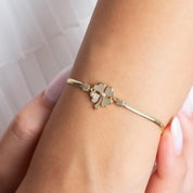 Gold Clover Bracelet