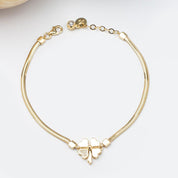 Gold Clover Bracelet